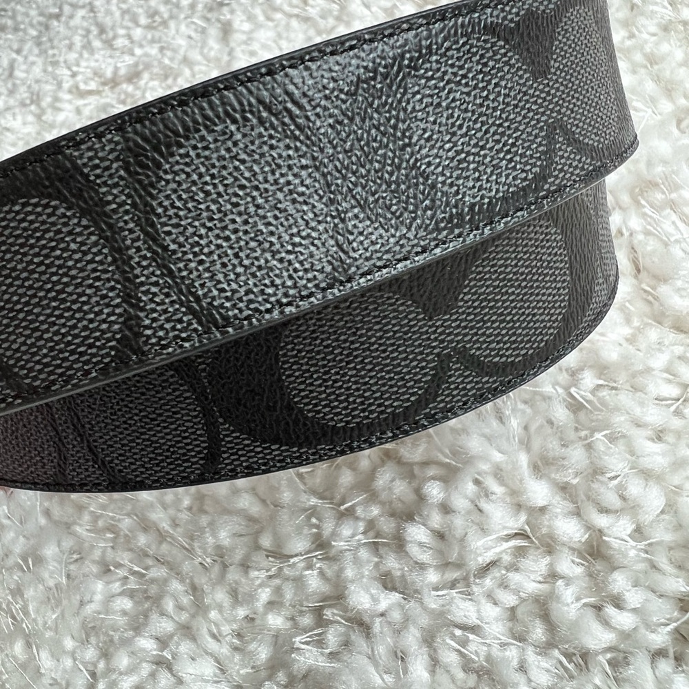 Coach Harness Buckle Reversible cut to size belt - Picture 6 of 14